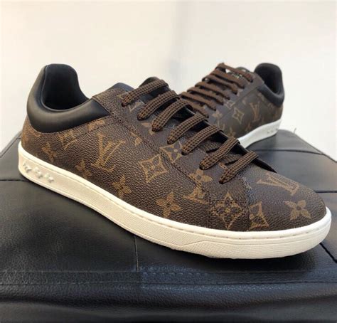 louis vuitton trainers brown